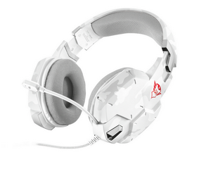 Auriculares Trust GXT 322W Carus c/Mic Gamin Snow Camo
